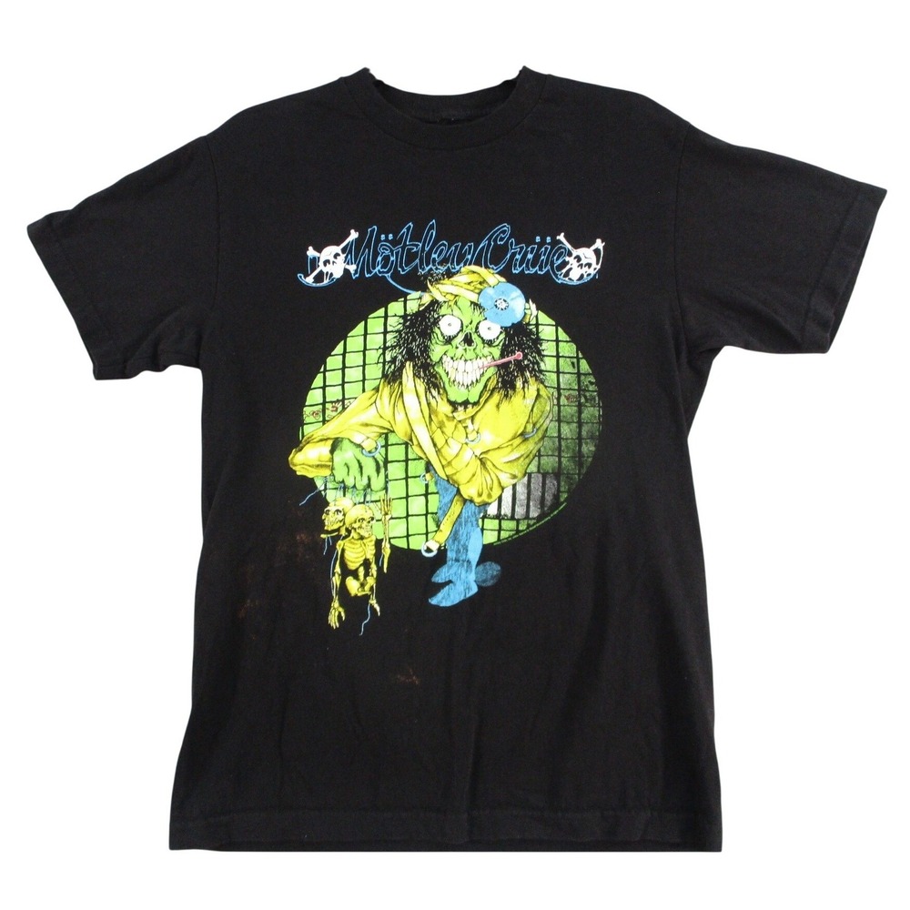 Motley Crue Dr Feelgood Graphic T Shirt Mens Small Black Rock Band Tee 2020 SM